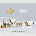 Aerosol can cone metal can lid making machine